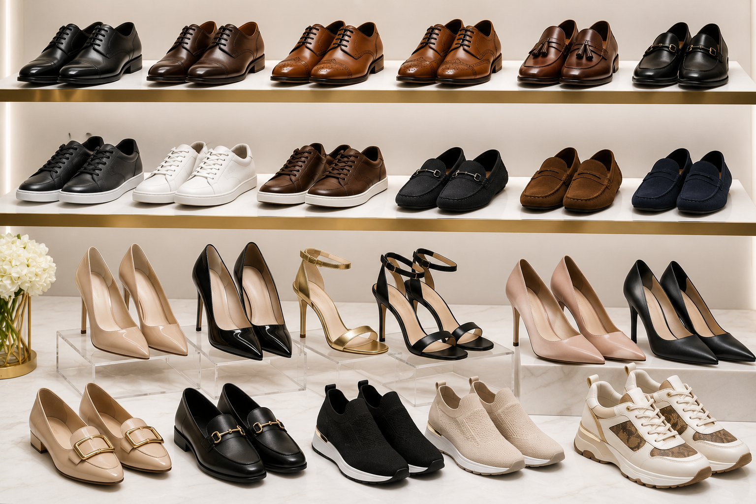 Shoe collection display